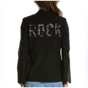 Zadig & Voltaire Vedy Rock Blazer Black